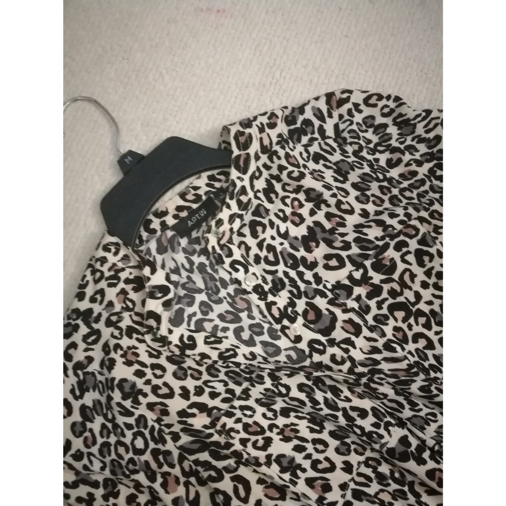 Apt. 9 Leopard Print Shirt Dress - Picture 6 of 6